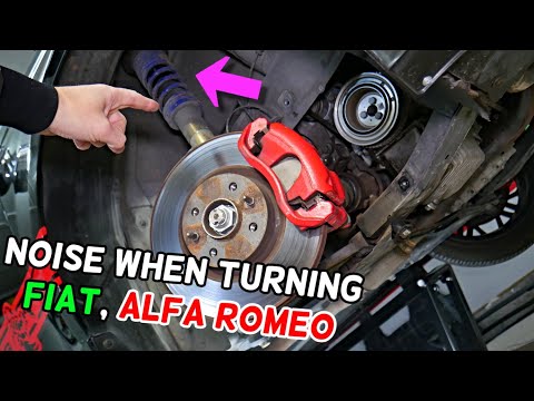 WHY CLUNKING NOISE WHEN TURNING STEERING WHEEL ON FIAT ALFA ROMEO