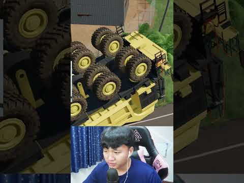 ขับรถดั๊มเหมืองหลายล้อแรงจัดคว