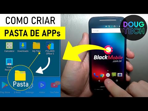 Como Criar PASTA de Aplicativos em Motorola Antigo