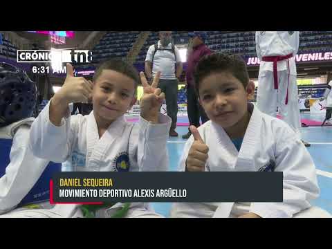 Desarrollan competencias de Taekwondo de los Juegos Juveniles 2023 - Nicaragua
