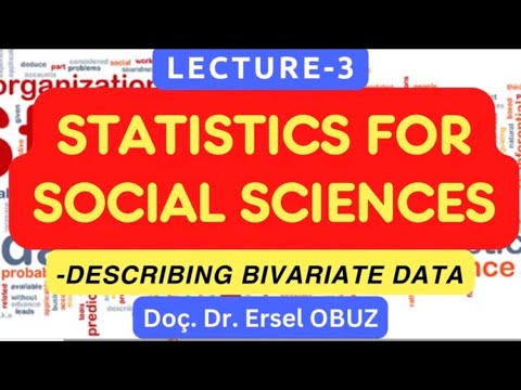 Statistics for Social Sciences- Lecture-3: Graphing Distributions & Doç. Dr. Ersel Obuz #statistics