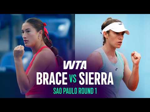 Cadence Brace vs. Solana Sierra | 2026 São Paulo Round 1 | WTA Match Highlights