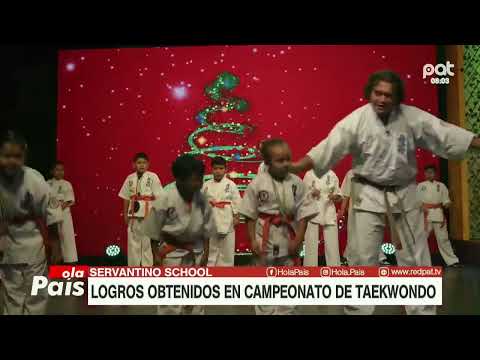 Servantino School en el campeonato de Taekwondo