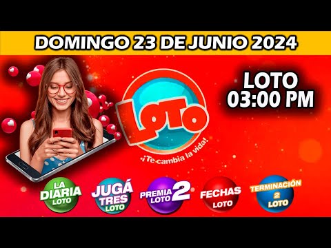 DIARIA 09 PM SORTEO LOTO NICARAGUA | hoy DOMINGO 23 de junio de 2024 | LOTO DIARIA LOTO FECHAS