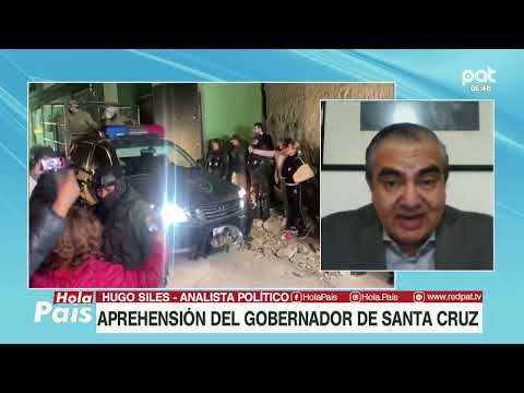 APREHENSIÓN DEL GOBERNADOR DE SANTA CRUZ