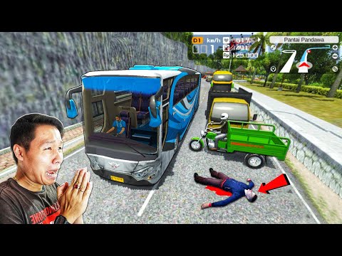 LẦN ĐẦU CHƠI BUS SIMULATOR INDONESIA GẶP TRẺ TRÂU