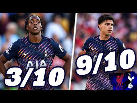 FERNANDES 8/10! 🤩 TEL &amp; KUDUS STRUGGLE AGAIN | Liverpool 3-1 Spurs Player Ratings