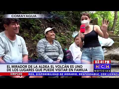 Familias disfrutan del agradable clima y refrescantes pozas de El Volcán en Comayagua