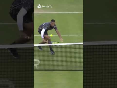 Nick Kyrgios With The Most EXTRA Dive You'll See 🤣