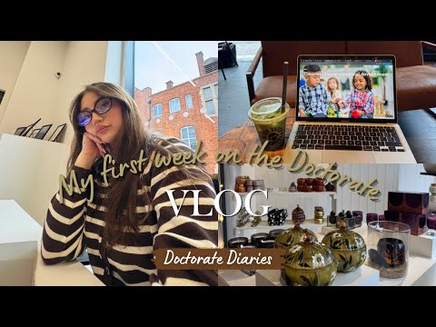 THE FIRST WEEK OF THE CLINICAL PSYCHOLOGY DOCTORATE | Weekly Vlog