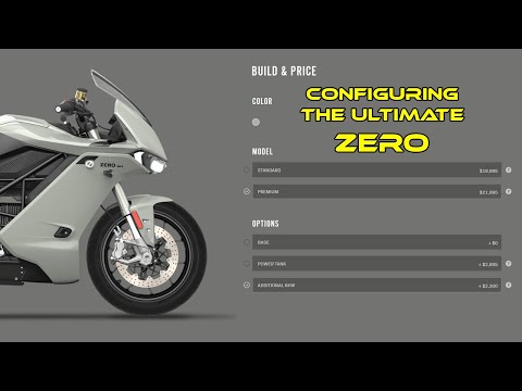 Configuring a new ZERO motorcycle