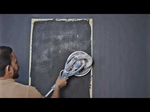 تحويل الاعمده والجدران الى قطعه من رخام جلاكسي اسود فاخر