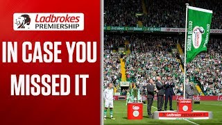 Celtic unfurl champions flag before Premiership kick off Celtic unfurl champions flag before Premiership kick off