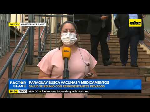 Paraguay busca vacunas y medicamentos