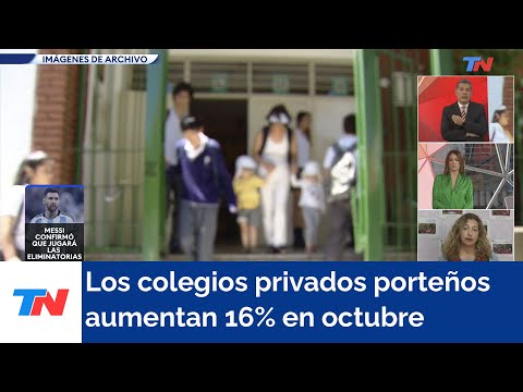 Las cuotas de los colegios privados porteños aumentan 16% en octubre y cada vez hay mas morosos