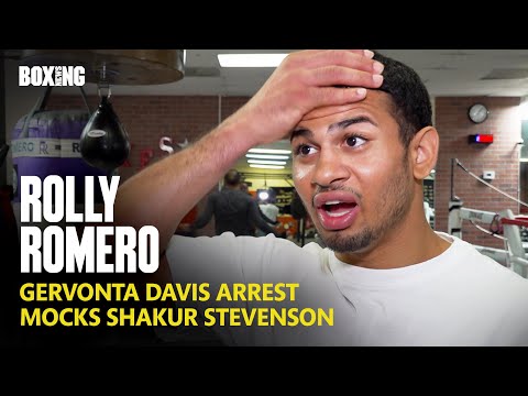 Rolly Romero Roasts Shakur Stevenson & Gervonta Davis Arrest