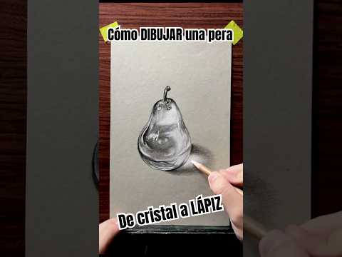 Cómo DIBUJAR una pera de Cristal a lápiz ✏️ #aprendiendoadibujar #dibujo #art #dibujoscreativos