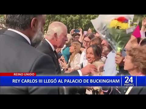 24Horas Reino Unido: rey Carlos III llegó al Palacio De Buckingham