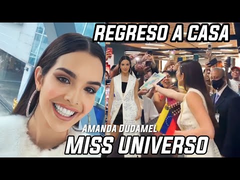 Miss Universo 2022 - Amanda Dudamel así la reciben después de la Final de Miss Universo