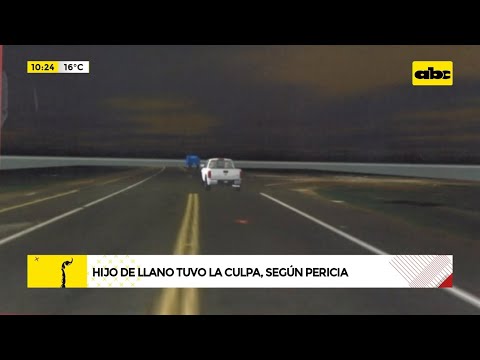 Accidente fatal de Santiago Llano: esto revela la pericia accidentológica