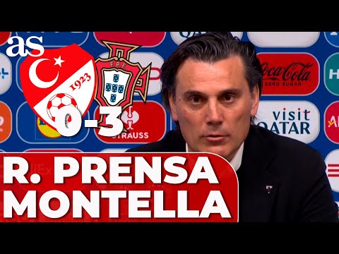 MONTELLA, en RUEDA DE PRENSA: SUPLENCIA de ARDA GÜLER... | TURQUÍA 0 - PORTUGAL 3 | EURO 2024