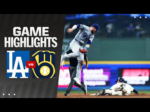 Dodgers vs. Brewers Game Highlights (8/15/24) | MLB Highlights