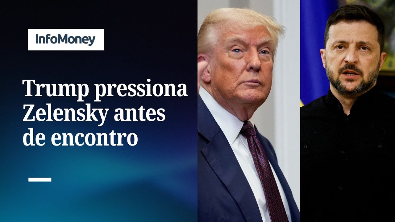Trump pressiona Zelensky a desistir da Crimeia e da entrada na Otan | InfoMoney News