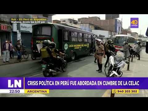 Crisis política en Perú fue abordada en cumbre de Celac
