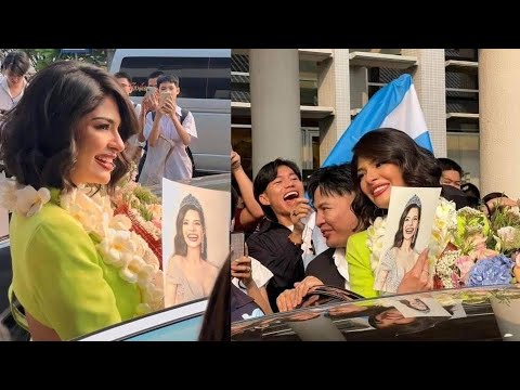Laos recibe a Sheynnis Palacios, la primera Miss Universo en su país