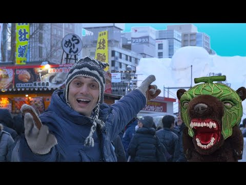 Sapporo Snow Festival Experience ? WAO?RYU!TV ONLYinJAPAN #45 Snow, Food, Vending Machine and more!