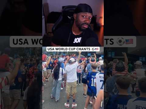 USA WORLD CUP CHANTS ⚽️🇺🇸 #worldcup #worldcup2026  #footballnews