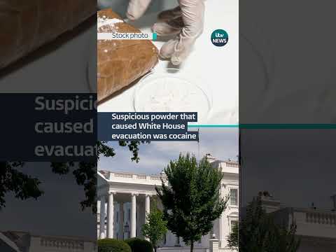 Cocaine sparks White House evacuation #itvnews #news #whitehouse