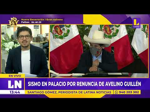 Sismo en palacio de gobierno tras renuncia de Avelino Guillén