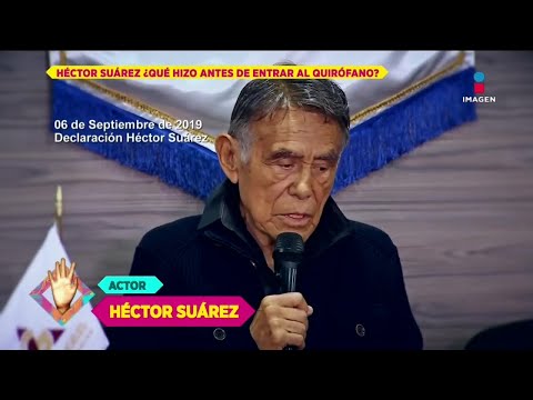 ¡Héctor Suárez subía al escenario a dar show con sondas en su cuerpo! | De Primera Mano