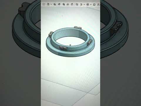 Twist lock pill box lid #3dprinting #art #drawing #diy