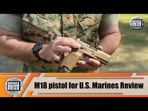 Review Sig Sauer M17 for US Army and M18 for U.S. Marines 9mm pistol modular handgun