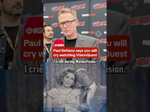 Paul Bettany says you'll cry and smile while watching VisionQuest. #nycc #visionquest #marvel #ign