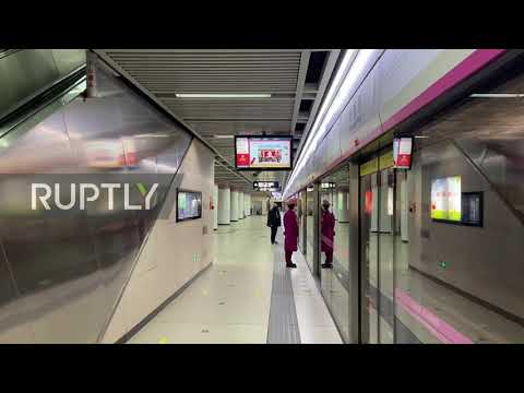 China: Metro stations mostly empty as public transport resumes in Wuhan