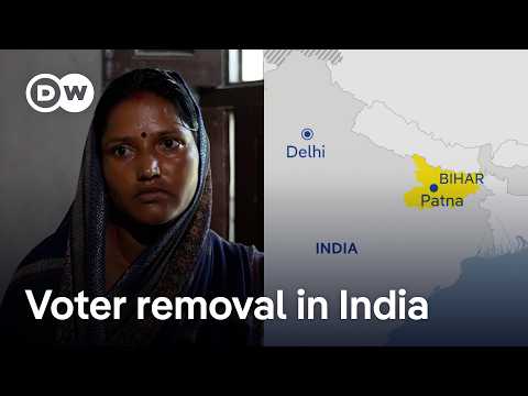 Millions face being struck off the voter lists in India's Bihar state | DW News