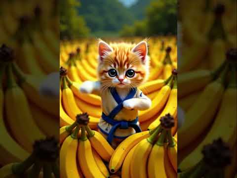 猫のキトゥンが楽しく踊る！癒やしと笑顔のダンス動画 サムネイル