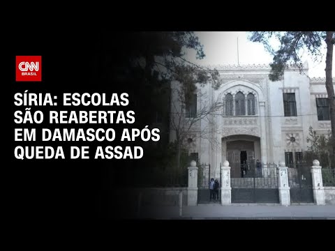 Síria: Escolas são reabertas em Damasco após queda de Assad | AGORA CNN