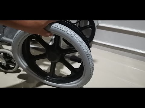 How To Install Wheelchair Solid Tire.