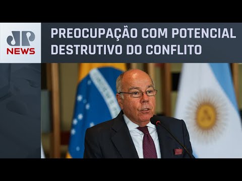 Mauro Vieira sobre guerra no Oriente Médio: “Condenamos qualquer ato de violência”