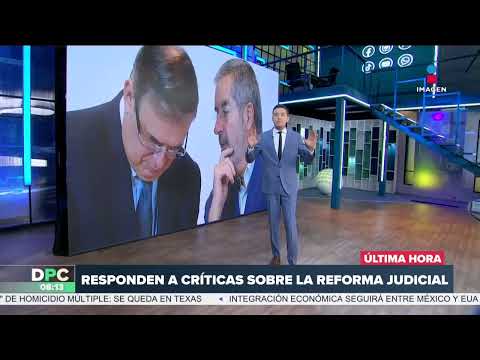 Juan Ramón de la Fuente y  Ebrard responden a críticas sobre la reforma judicial