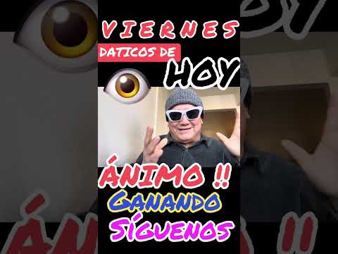 VIERNES EXTRA LOTERIL GANAR Y GANAR ?? LA PIÑATA ARRANCAMOS SUERTE Y ÁNIMO !! WaO !