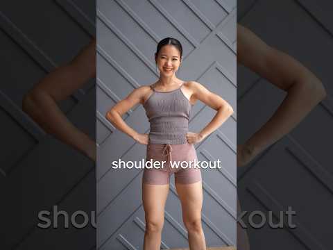 ⚡️4 BASIC EXERCISES TO SHAPE YOUR SHOULDERS #shoulders