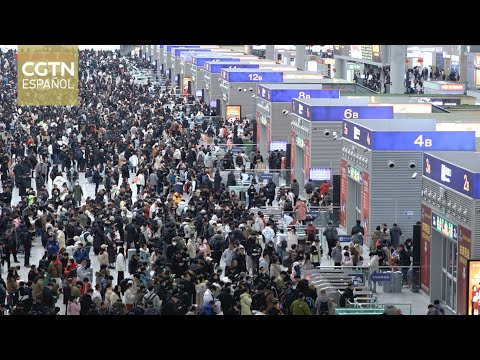 China registra un aumento del tráfico en todo el país, con 170 millones de desplazamientos el día 24
