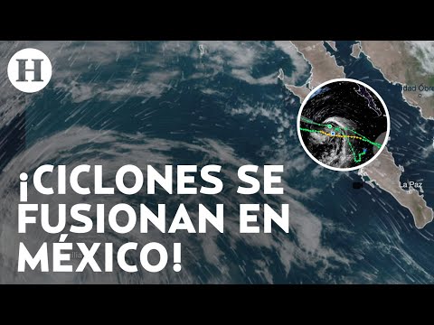 ¡Tormentas Fabio y Emilia se fusionan frente a BCS! Esta será su trayectoria y los estados afectados