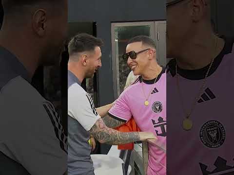 Leo Messi and Daddy Yankee linked up 🤝