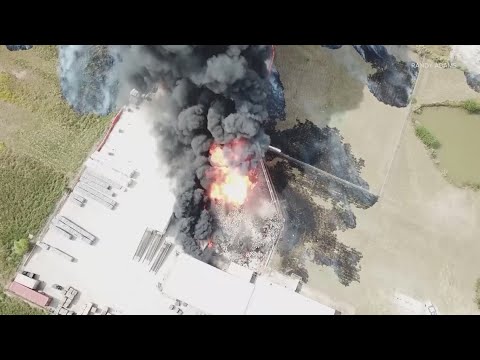 Multiple explosions at propane transfer facility in Texas city near Houston